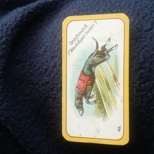 1926 Carreras The Black Cat Greyhound Racing Game Tobacco Greyhound #49